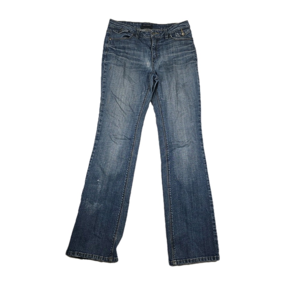 Axcess Favorite Fit Bootcut Jeans Womens 6 Medium Wash Blue Stretch Mid Rise Y2K